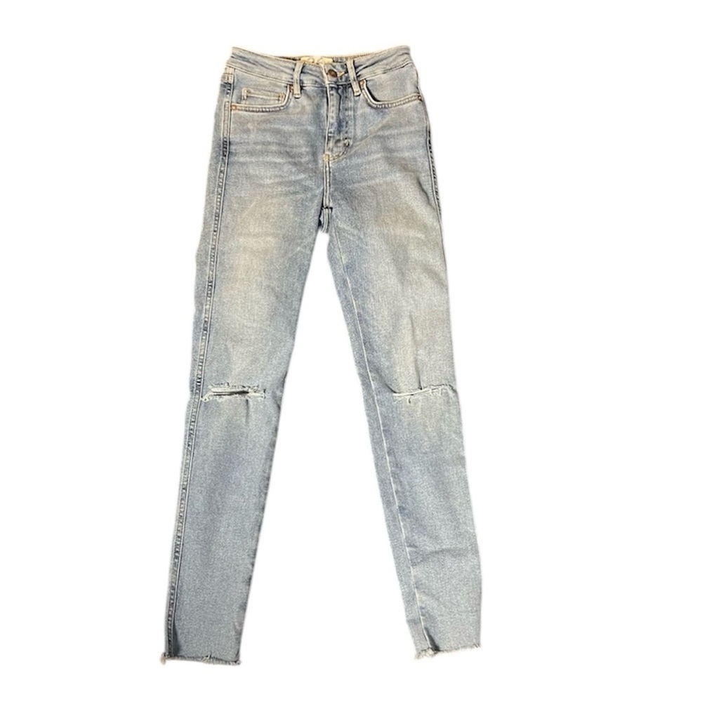 FREE PEOPLE We The Free Denim Skinny Jeans Midrise Size 26